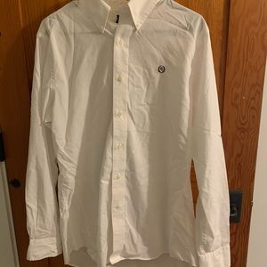 Ralph Lauren white button down dress shirt